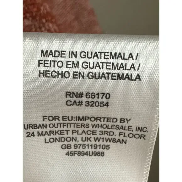 We The Free 'Beatnik Hacci' Long Sleeve Cowl Neck Orange Pullover Sweater Size M - Picture 5 of 7